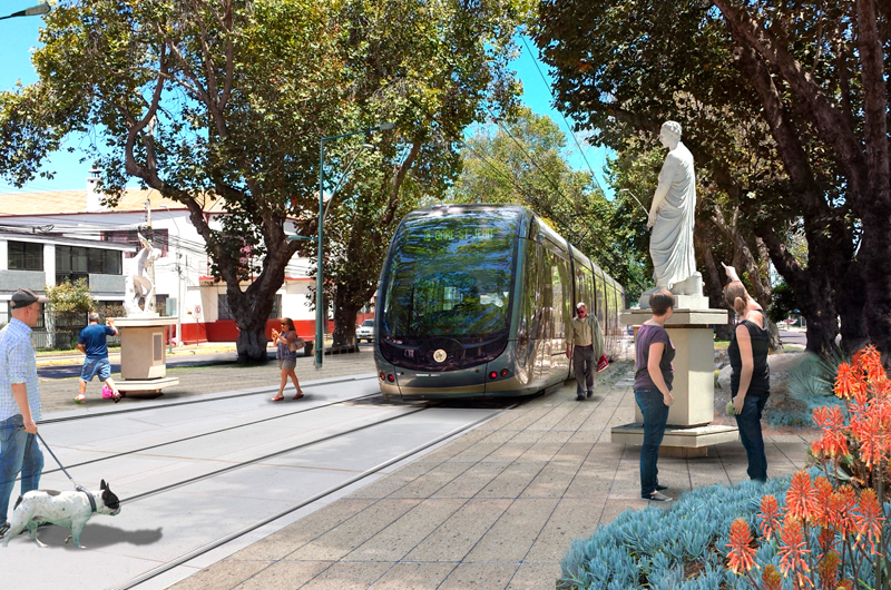 El tranvía permitiría la conexión de La Serena y Coquimbo a través de un trazado con una longitud aproximada de 13,69 km y proyectándose 19 estaciones,