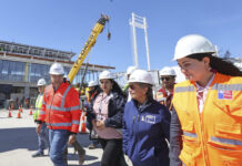 Balmaceda | Ministra de Obras Públicas constató 60 por ciento de avance de aeródromo