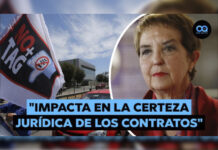 Gloria Hutt expresa preocupación por proyecto “No + TAG” y apunta a impacto sobre la inversión en infraestructura