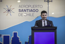 Aeropuerto Santiago de Chile por Manuel Valencia